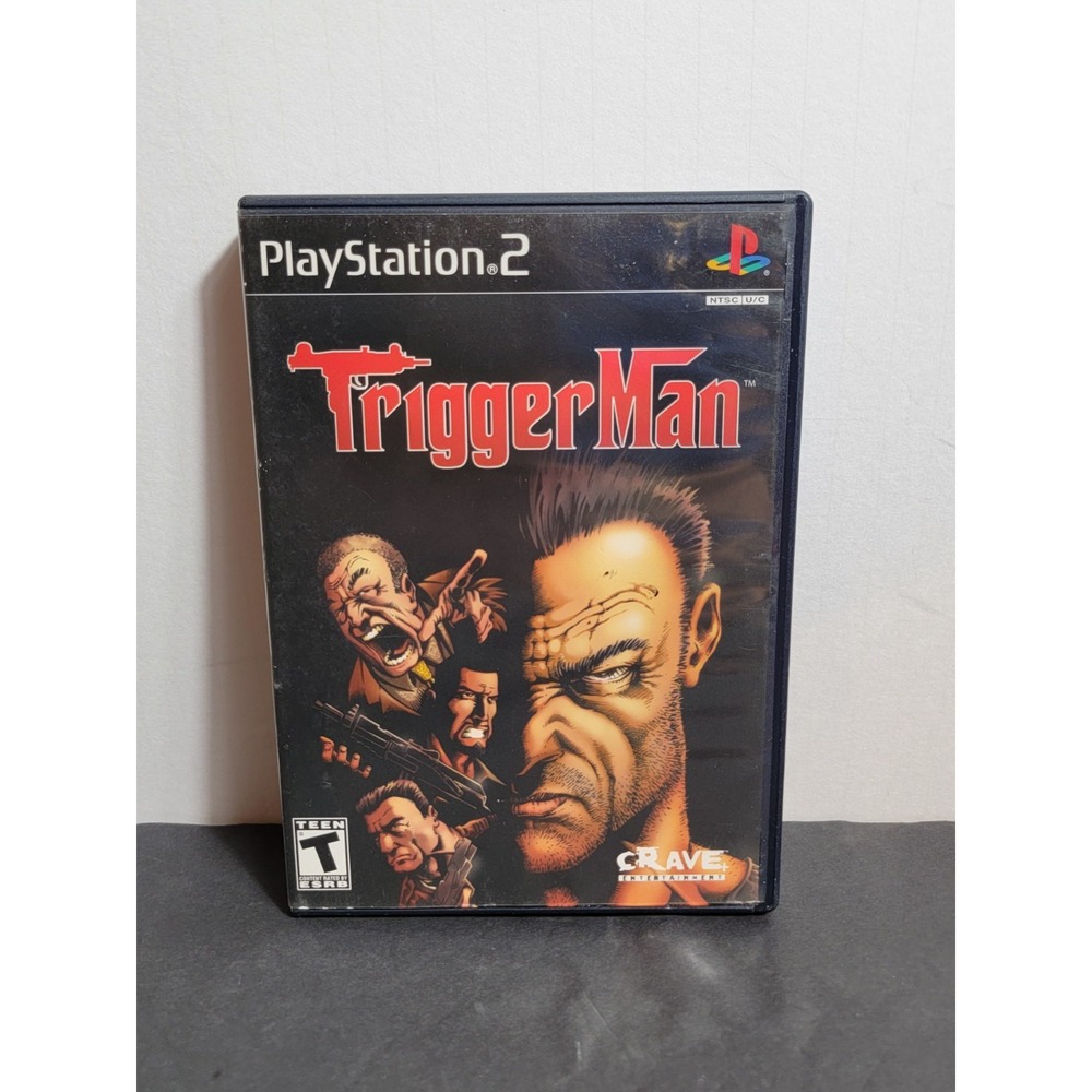 Trigger Man Sony PlayStation 2 PS2 Game 2004 Shooter Valcon Crave Tested